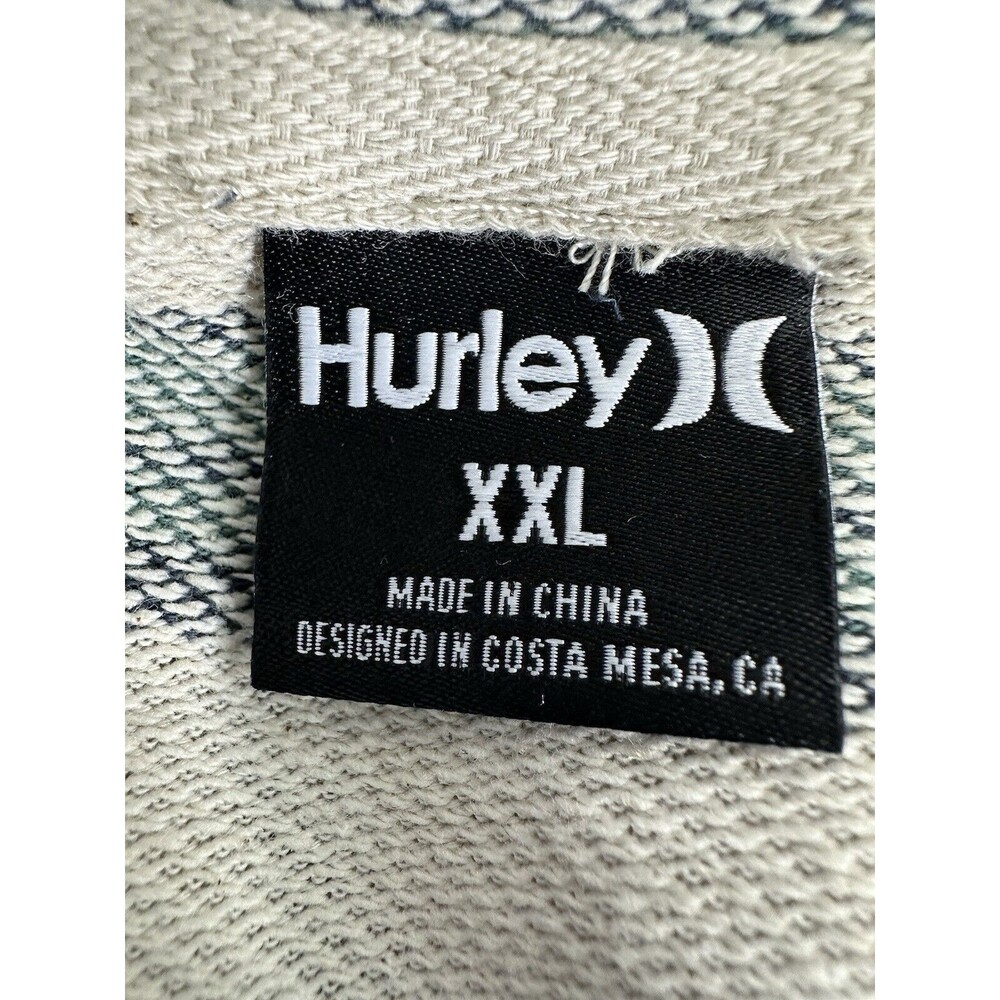 Hurley Men's Striped Modern Surf Hooded Poncho Size XXL New - Picture 12 of 16
